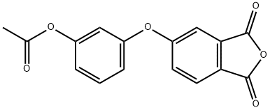 3-((1,3-Dioxo-1,3-dihydroisobenzofuran-5-yl)oxy)phenyl acetate Structure