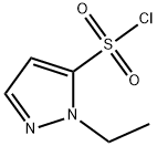 1-ethyl-1H-pyrazole-5-sulfonyl chloride 化学構造式