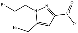 1H-Pyrazole, 1-(2-bromoethyl)-5-(bromomethyl)-3-nitro-|