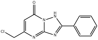 5-(chloromethyl)-2-phenyl-[1,2,4]triazolo[1,5-a]pyrimidin-7(1H)-one Structure