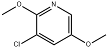 3-Chloro-2,5-dimethoxypyridine 化学構造式