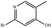 2-溴-5-甲基吡啶-4-醇, 1227570-72-0, 结构式