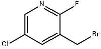 3-Bromomethyl-5-chloro-2-fluoropyridine Structure