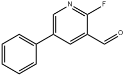 2-Fluoro-5-phenylnicotinaldehyde Structure