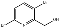 (3,6-二溴吡啶-2-基)甲醇, 1227601-31-1, 结构式