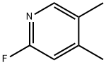4,5-Dimethyl-2-fluoropyridine 化学構造式