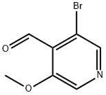 3-溴-5-甲氧基-4-吡啶甲醛, 1227603-64-6, 结构式