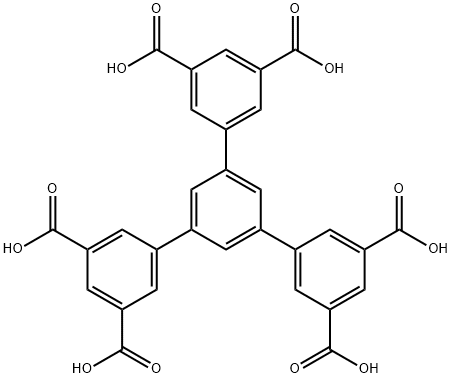 5'-(3,5-dicarboxyphenyl)-[1,1':3',1''-terphenyl]-3,3'',5,5''-tetracarboxylicacid 化学構造式