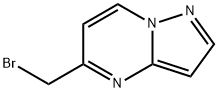 5-(bromomethyl)pyrazolo[1,5-a]pyrimidine 化学構造式