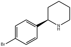 (R)-2-(4-BROMOPHENYL)PIPERIDINE Structure