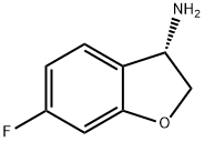 (S)-6-氟-2,3-二氢苯并呋喃-3-胺, 1228559-33-8, 结构式