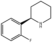 (2R)-2-(2-FLUOROPHENYL)PIPERIDINE Struktur