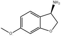 (3R)-6-METHOXY-2,3-DIHYDRO-1-BENZOFURAN-3-AMINE Struktur