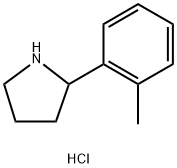 2-(o-Tolyl)pyrrolidine hydrochloride Structure