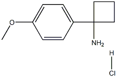 1-(4-METHOXYPHENYL)CYCLOBUTANAMINE HCL Struktur