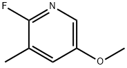 2-Fluoro-5-methoxy-3-methylpyridine Struktur