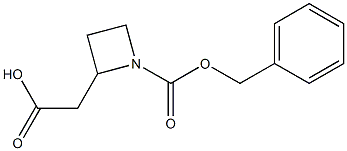 1-Cbz-2-Azetidineacetic acid,1229705-46-7,结构式