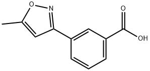 3-(5-methyl-3-isoxazolyl)Benzoic acid 结构式