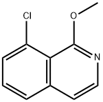 8-Chloro-1-methoxyisoquinoline Structure