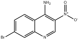 7-BROMO-3-NITROQUINOLIN-4-AMINE,1232149-36-8,结构式
