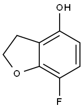 7-氟-2,3-二氢苯并呋喃-4-醇, 1232774-17-2, 结构式