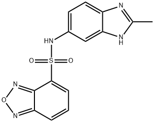 N-(2-methyl-1H-benzimidazol-5-yl)-2,1,3-benzoxadiazole-4-sulfonamide Structure