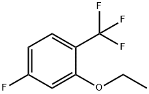 2-乙氧基-4-氟三氟苯 结构式