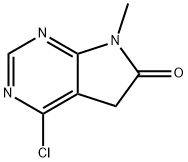 4-chloro-7-methyl-5H,6H,7H-pyrrolo[2,3-d]pyrimidin-6-one Structure