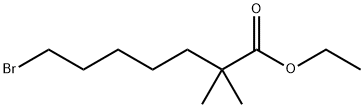 ethyl-2,2-dimethyl-7-bromoheptanoate Struktur