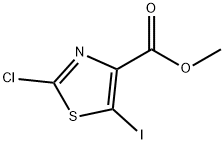 methyl 2-chloro-5-iodothiazole-4-carboxylate Structure