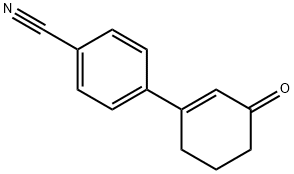 4-(3-oxo-1-cyclohexen-1-yl)Benzonitrile Structure