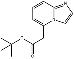 tert-butyl 2-(imidazo[1,2-a]pyridin-5-yl)acetate Struktur