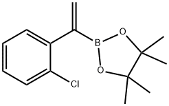 1-(2-CHLOROPHENYL)VINYLBORONIC ACID PINACOL ESTER,1239700-56-1,结构式
