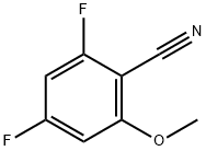 2,4-二氟-6-甲氧基苯腈, 1240518-41-5, 结构式