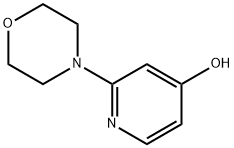 2-morpholin-4-ylpyridin-4-ol 结构式