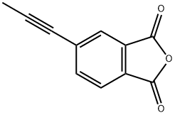 4-(1-Propynyl)phthalic Anhydride Structure