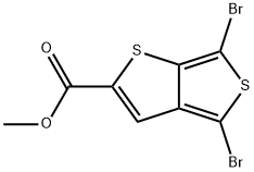 methyl 4,6-dibromothieno[3,4-b]thiophene-2-carboxylate Structure