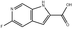 5-氟-1H-吡咯并[2,3-C]吡啶-2-羧酸,1241675-69-3,结构式