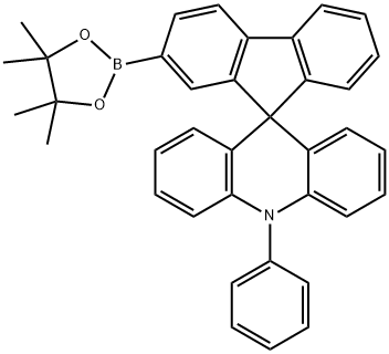 10-phenyl-2'-(4,4,5,5-tetramethyl-1,3,2-dioxaborolan-2-yl)-10H-spiro[acridine-9,9'-fluorene] Structure