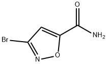 3-bromoisoxazole-5-carboxamide 化学構造式