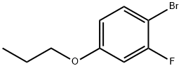 1-溴-2-氟-4-丙氧基苯 结构式