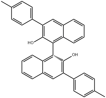 R-3,3'-Bis(4-methylphenyl)-1,1'-bi-2-naphthol Structure