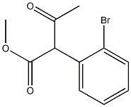 methyl 2-(2-bromophenyl)-3-oxobutanoate Structure