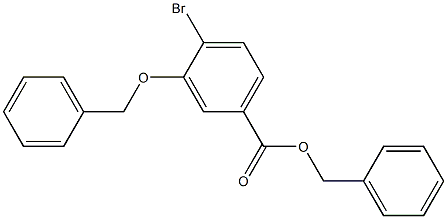 benzyl 3-(benzyloxy)-4-bromobenzoate Structure