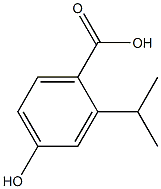 4-hydroxy-2-isopropylbenzoic acid Structure