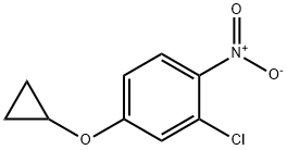 2-chloro-4-cyclopropoxy-1-nitrobenzene Structure