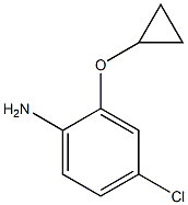 4-chloro-2-cyclopropoxyaniline Structure