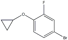 4-bromo-1-cyclopropoxy-2-fluorobenzene Structure