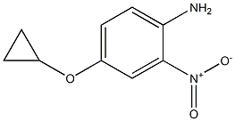 4-cyclopropoxy-2-nitroaniline Structure