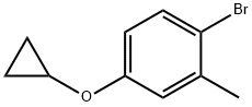 1-bromo-4-cyclopropoxy-2-methylbenzene Structure